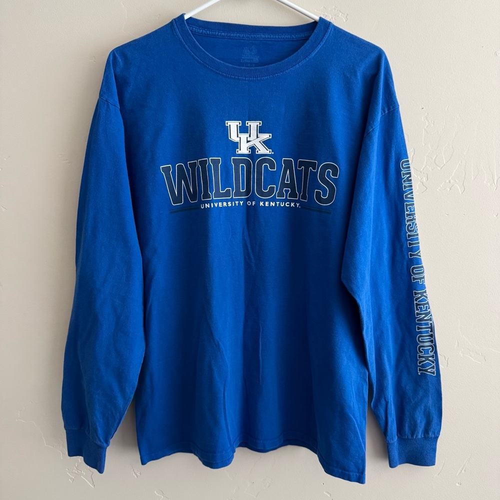 Men’s Kentucky Wildcats Longsleeve Shirt - Large Royal Blue